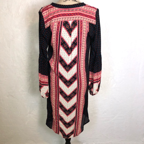 Free People Peace Maker Black Combo Dress Fishtail - Picture 6 of 8